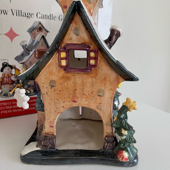 Merry Brite Snow Village Candle Set - Picture 4 of 11